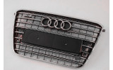 чорна решітка радіаторна для AUDI A8 D4 в стилі W12 (дорестайл)