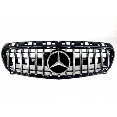 решітка радіатора в Mercedes A-Class W176 (GT Chrome Black)