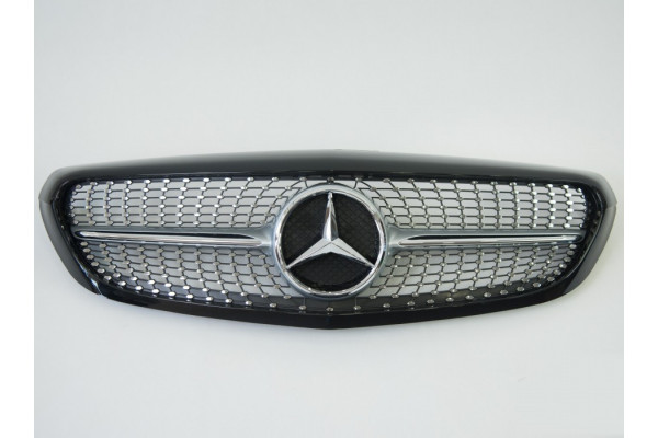 тюнінг грати для Mercedes C-Class W205 (Classic Diamond Silver)