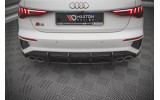 Центральна накладка заднього бампера Street pro Audi S3 Sportback 8Y