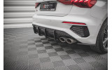 Центральна накладка заднього бампера Street pro Audi S3 Sportback 8Y
