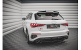 Центральна накладка заднього бампера Street pro Audi S3 Sportback 8Y