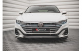 Тюнінговий дифузор переднього бампера Volkswagen Arteon R-Line післярестайл вер. 3