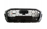 чорна решітка радіатора в стилі RS для Audi Q8 4M (Без дистроніка)