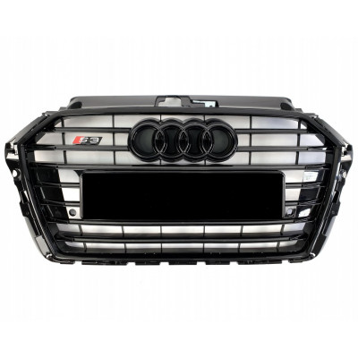 чорні центральні грати для Audi A3 8V (в стилі S3)