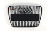 центральна чорна решітка радіатора для Audi A6 C6 у стилі RS