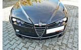 Дифузор на передній бампер Alfa Romeo 159