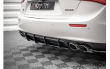 Центральна накладка на задній бампер Street pro Maserati Ghibli MK3