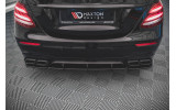 Центральний накладка на задній бампер Street pro Mercedes E63 AMG S213/W213