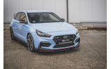 Накладка тюнінг на передній бампер Hyundai I30 MK3 N вар. 5