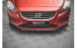 Накладка тюнінгова на передній бампер Volvo V40