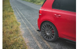 Комплект бічних накладок Racing на задній бампер VW Golf 6 GTI