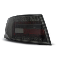 Темні Led ліхтарі задні AUDI A6 C6 седан 04-08