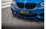 Тюнінгова накладка на передній бампер BMW 2 F22 M-pack вер. 2