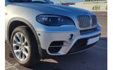 Передні тюнінгові фари BMW X5 E70 з 3D ангельськими вічками (XENON OEM)