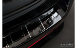 Накладка на край заднього бампера BMW X1 III U11 (чорна дзеркальна)