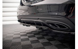 Тюнінгова накладка на задній бампер Mercedes C W205 AMG-Line