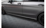 Бокові лістви під пороги Street Pro Mercedes-AMG C63 Sedan / Estate W205 рестайл