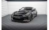 Передній дифузор під бампер Street Pro Nissan GTR R35 рестайл