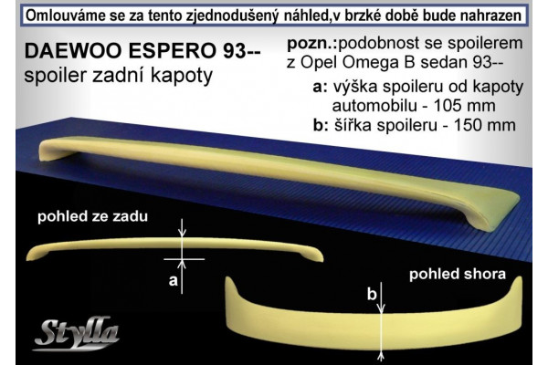 спойлер Daewoo Espero (1991-1999)