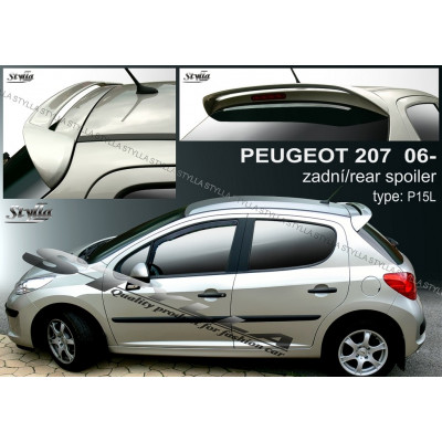 спойлер кришки багажника Peugeot 207 фірми Stylla