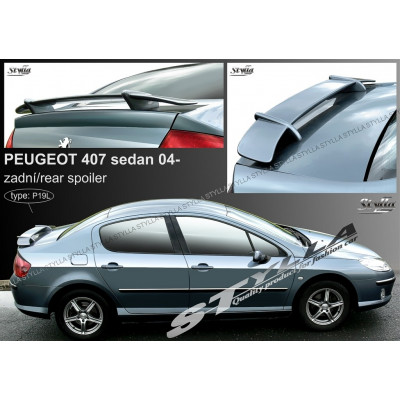 спойлер багажника Peugeot 407 sedan