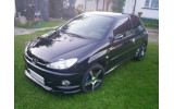 накладка передня Peugeot 206 (широкий бампер)