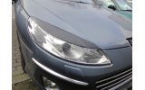 вії (накладки на фари) Peugeot 407