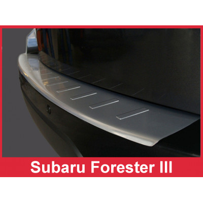 Накладка на бампер із загином Subaru Forester III