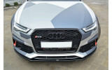 Дифузор переднього бампера Audi RS6 C7/C7 FL вер.1