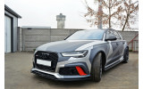 Дифузор переднього бампера Audi RS6 C7/C7 FL вер.1