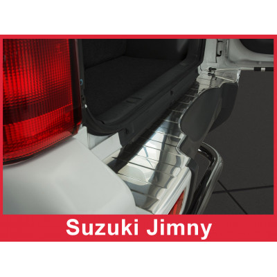 Накладка на бампер із загином та ребрами Suzuki Jimny