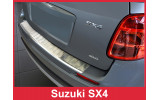 Накладка на бампер із загином та ребрами Suzuki SX4/Fiat Sedici