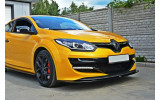 Накладка на передній бампер Renault Megane 3 версія RS вар.2