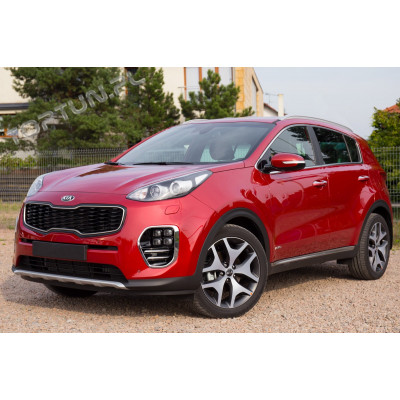 хром накладки на передні протитуманні фари Kia Sportage