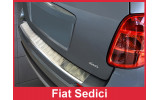 Накладка на бампер із загином та ребрами Suzuki SX4/Fiat Sedici