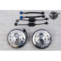 LED фари передні Land Rover Defender (хром) 60W