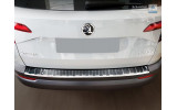 накладка на бампер із загином та ребрами Skoda Karoq