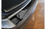 Захисна накладка на бампер Volvo XC60 (чорна глянсова)