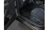 захисні накладки на пороги Volkswagen Passat B8 (Carbon)
