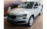 захисна накладка із загином на край бампера Skoda Karoq чорна