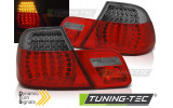 LED ліхтарі задні BMW 3 E46 купе червоно-тоновані з поворотами, що біжать