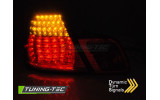 LED ліхтарі задні BMW 3 E46 купе червоно-тоновані з поворотами, що біжать