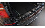 захисна накладка на бампер BMW X3 F25 сталь з карбоновою вставкою