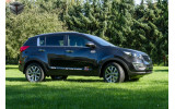 хром накладки на ручки дверей Kia Sportage (під ключ)