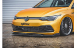 Тюнінг накладка на передній бампер VW Golf 8 вер.2