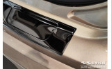 Накладка захисна на задній бампер Ford Edge II рестайл, чорна полір.