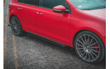 Бічні листя порогів з накладками Racing Volkswagen Golf GTI MK6