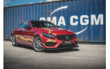 Дифузор переднього Бампера з накладками RACING Mercedes AMG C43 COUPE C205