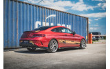 Накладка заднього бампера Racing Mercedes AMG C43 COUPE C205